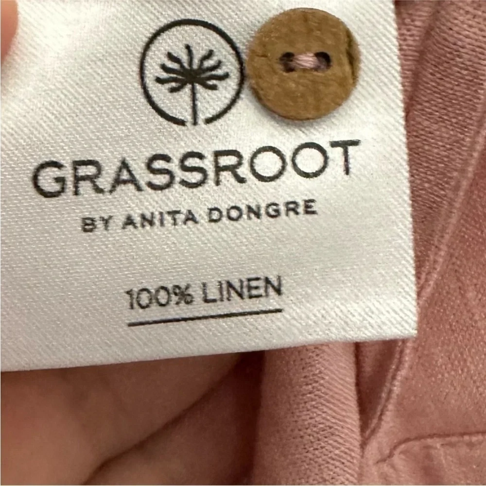 Anita Dongre Grassroots Linen Pullover Shirt